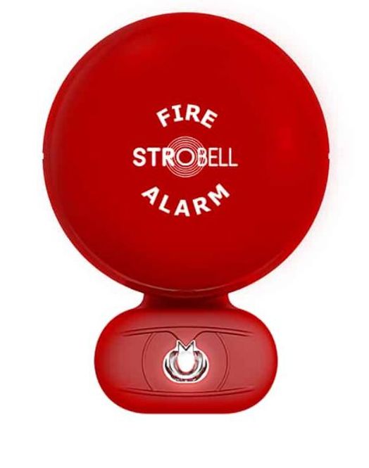 Hovedbilde STROBELL Brannalarmklokke 15cm med Strobe lys