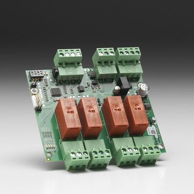 Hovedbilde MXP-035 Interface P-Bus 4 Rele 24Vdc 1A