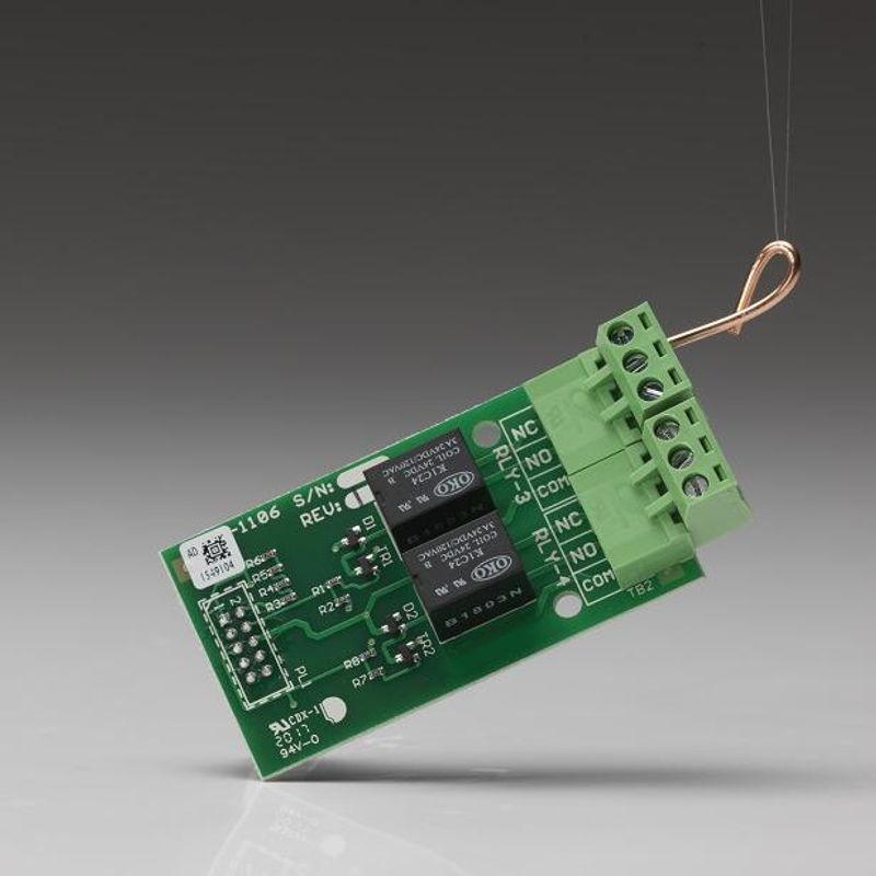 MXP-507 Relekort 2 veksel 24Vdc 1A